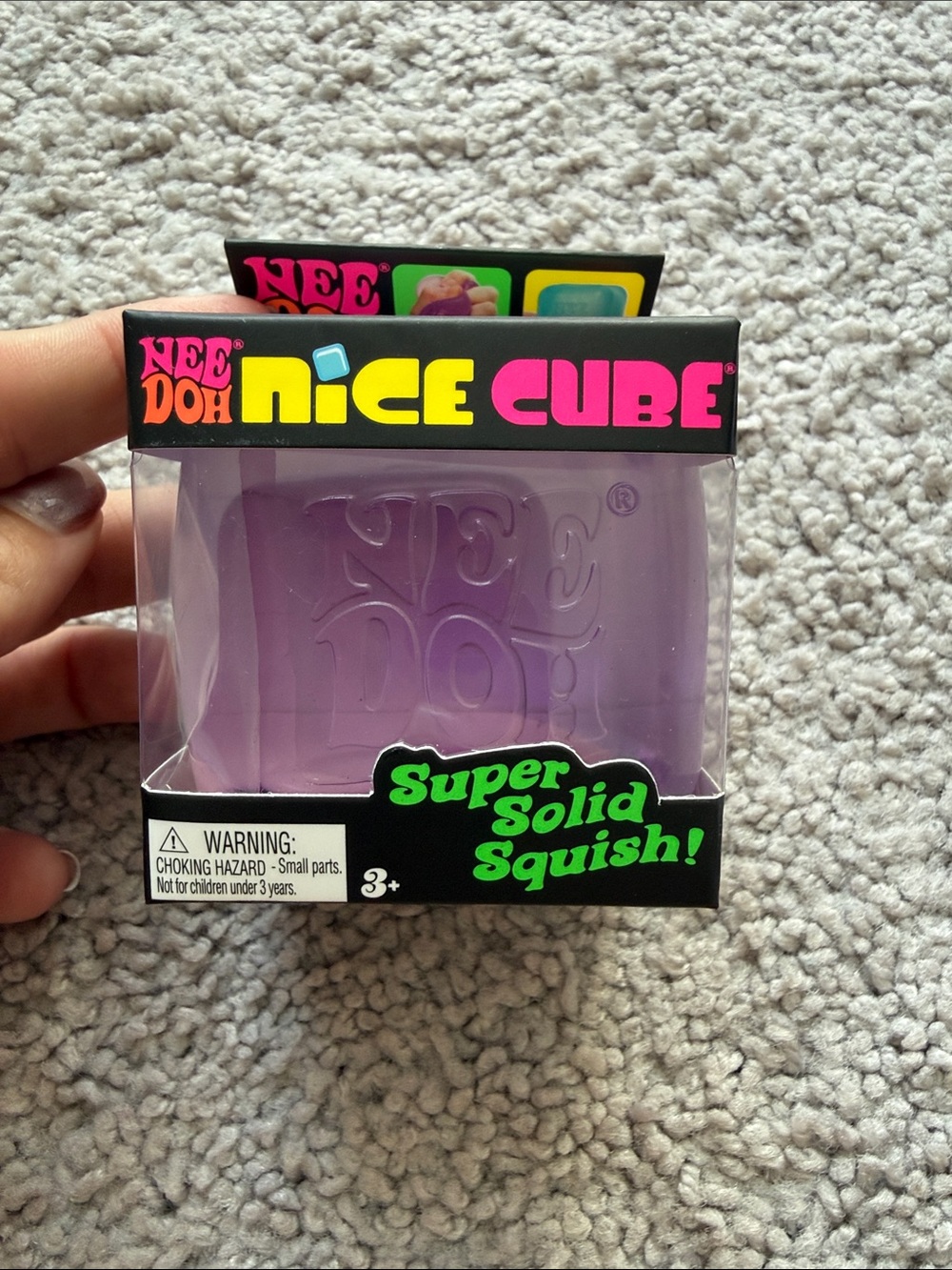 Nice Cube Purple Super Solid Squish Toy